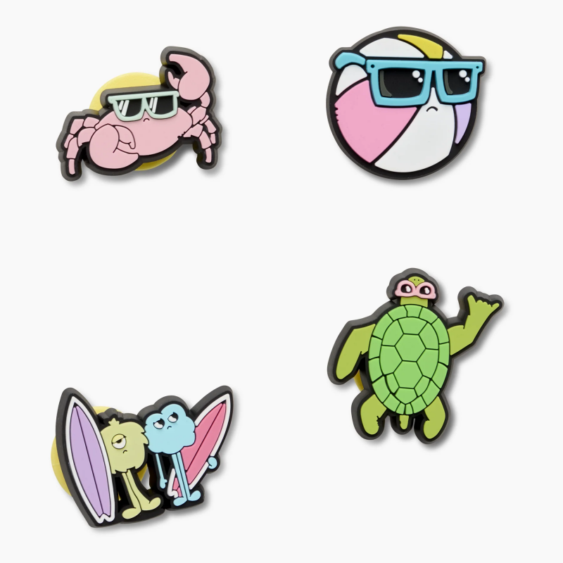 Popinz 4 Pack Little Box Guy Beach