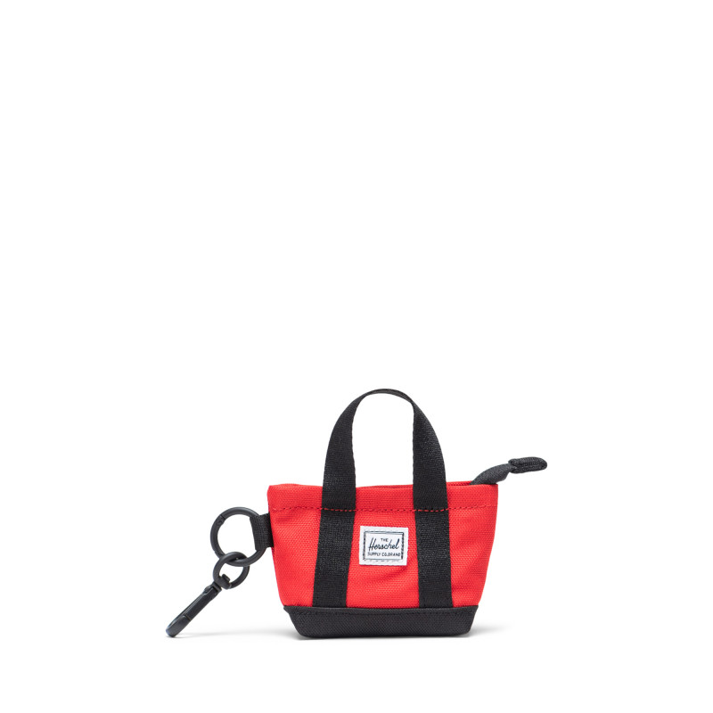 Herschel Heritage Tote Bag Charm - BRIGHT RED