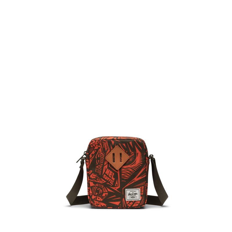 THOMAS CAMPBELL HERITAGE CROSSBODY TC FOREST NIGHT/SADDLE BROWN