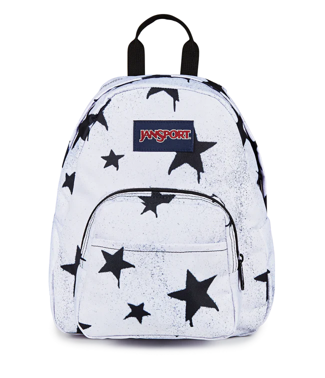 Half Pint Mini Backpack-Sprayed Stars Black