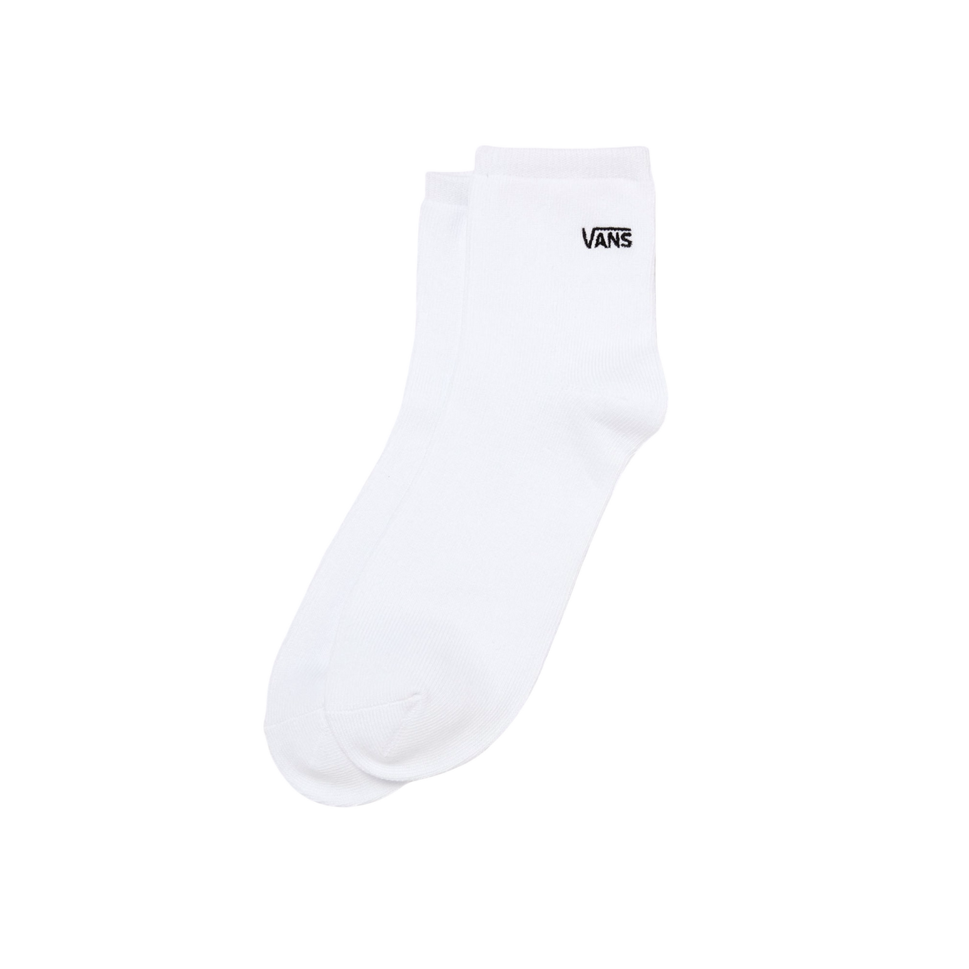 Men Mid Length Crew Knit Sock-WHITE