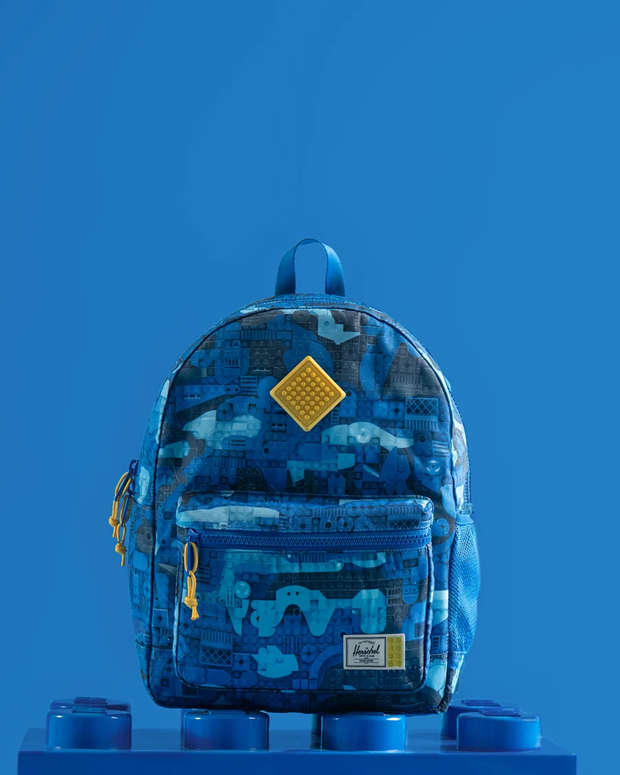 Herschel x LEGO®  Heritage Backpack | Kids - 20L ABSTRACT BRICKS BLUE