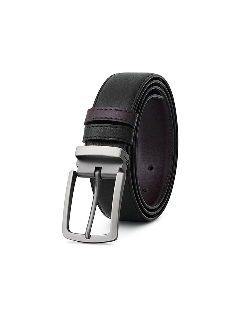 Essential Vegan Leather Belt – Black