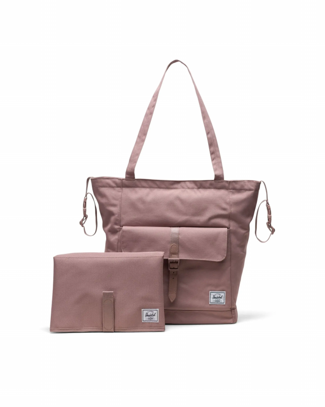 -RETREAT TOTE DIAPER BAG ASH ROSE