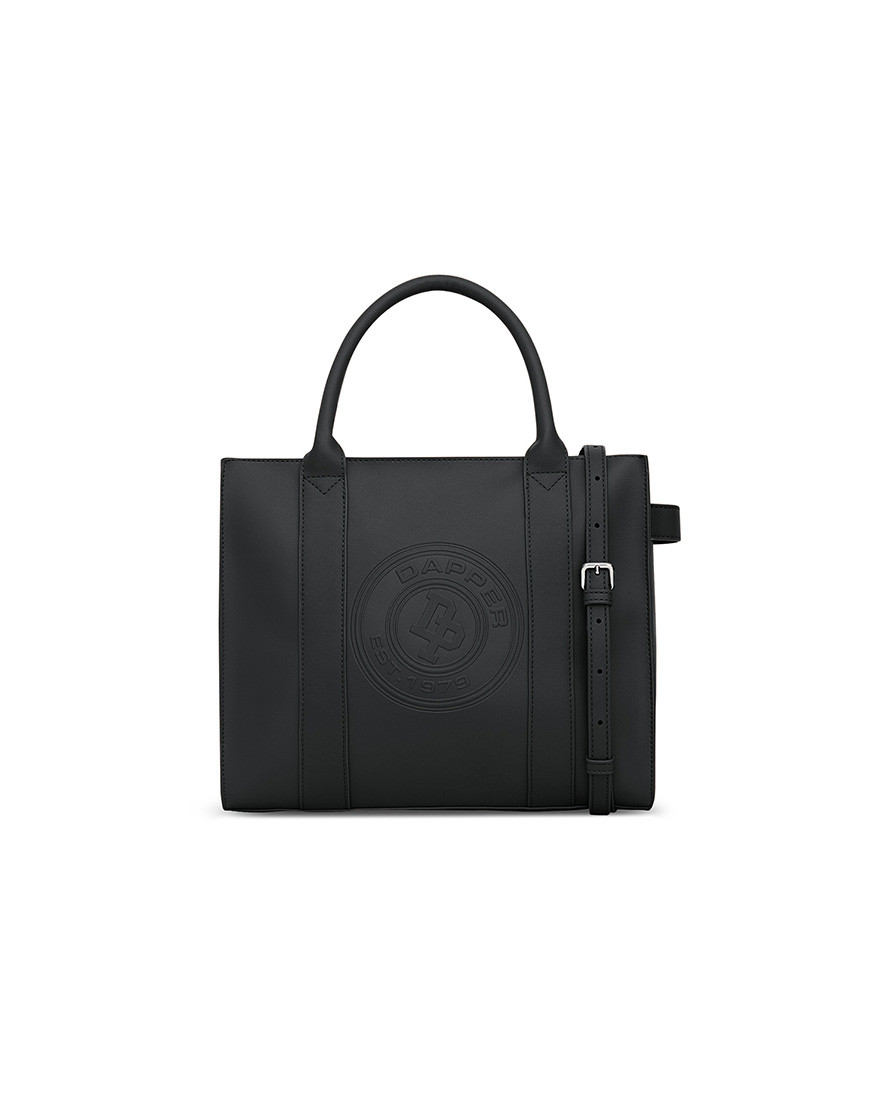 DP Logo Stamp Tote Bag – Black