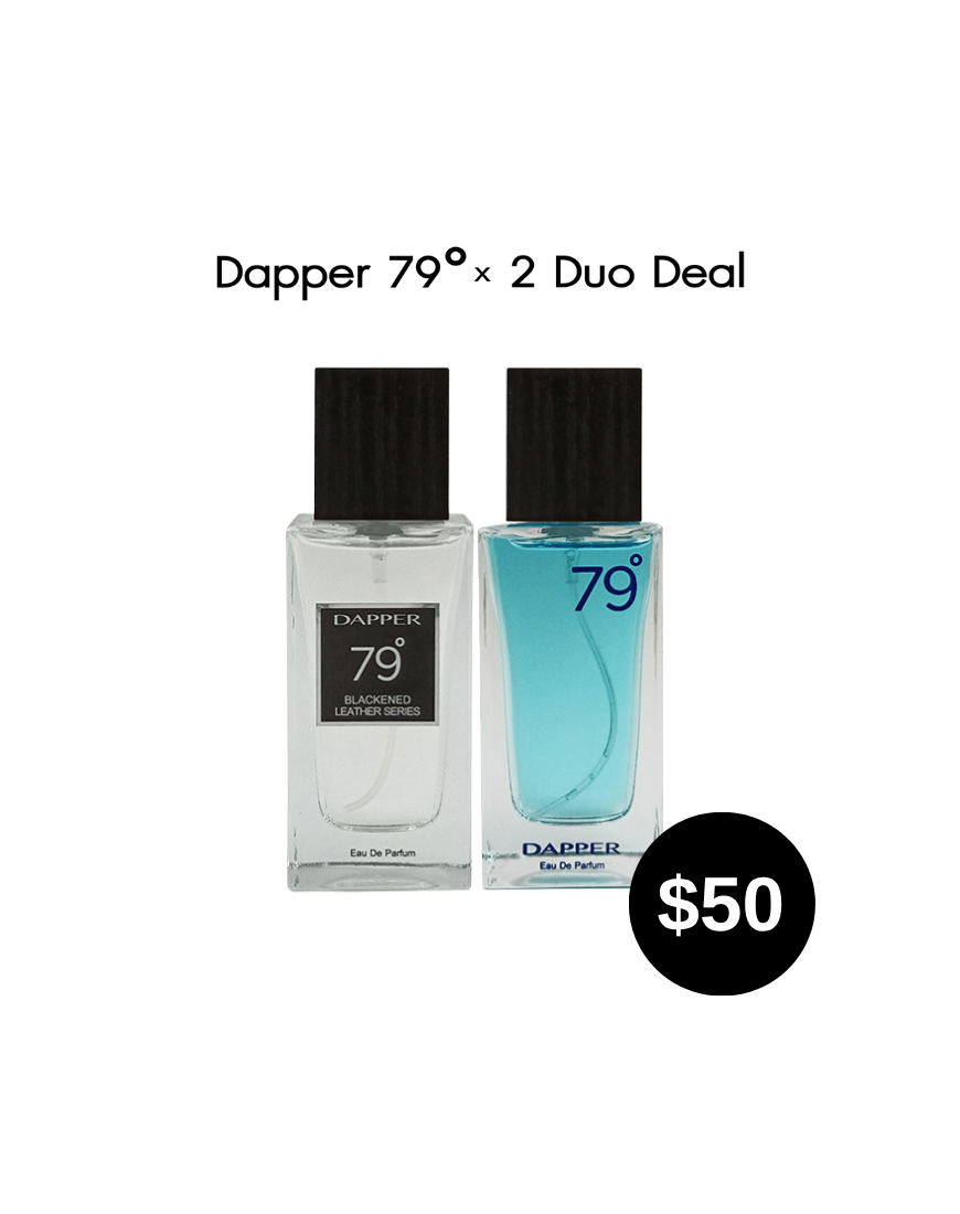 DAPPER 79° Blackened Leather Series Eau De Parfum + 	 DAPPER 79°Eau De Parfum 50ML