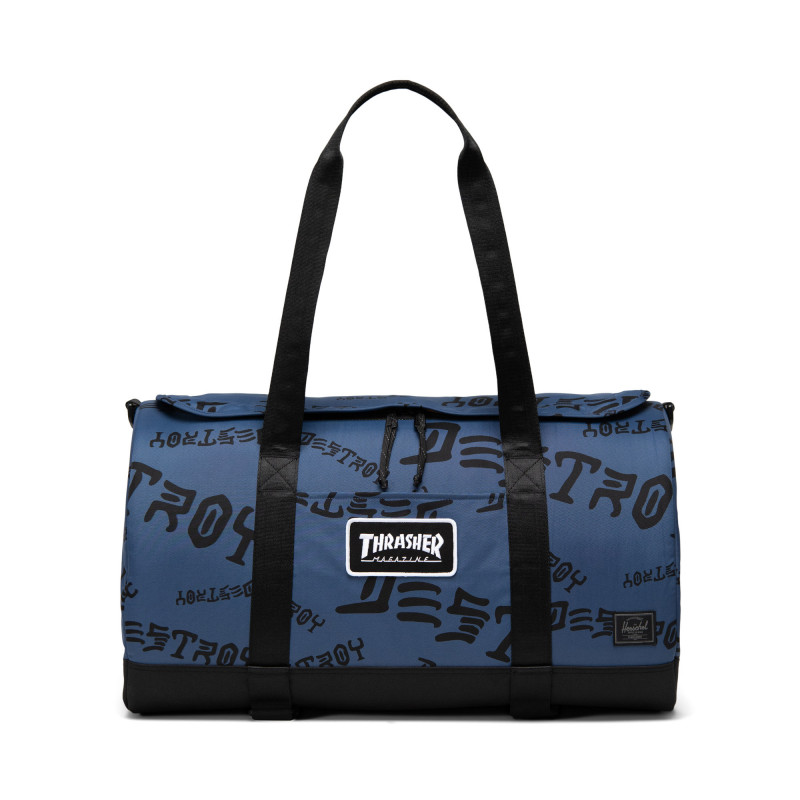 Herschel x Thrasher Duffles / Thrasher Herschel Heritage™Skate Duffle Nylon-OCEANA/DARK NAVY DESTROY