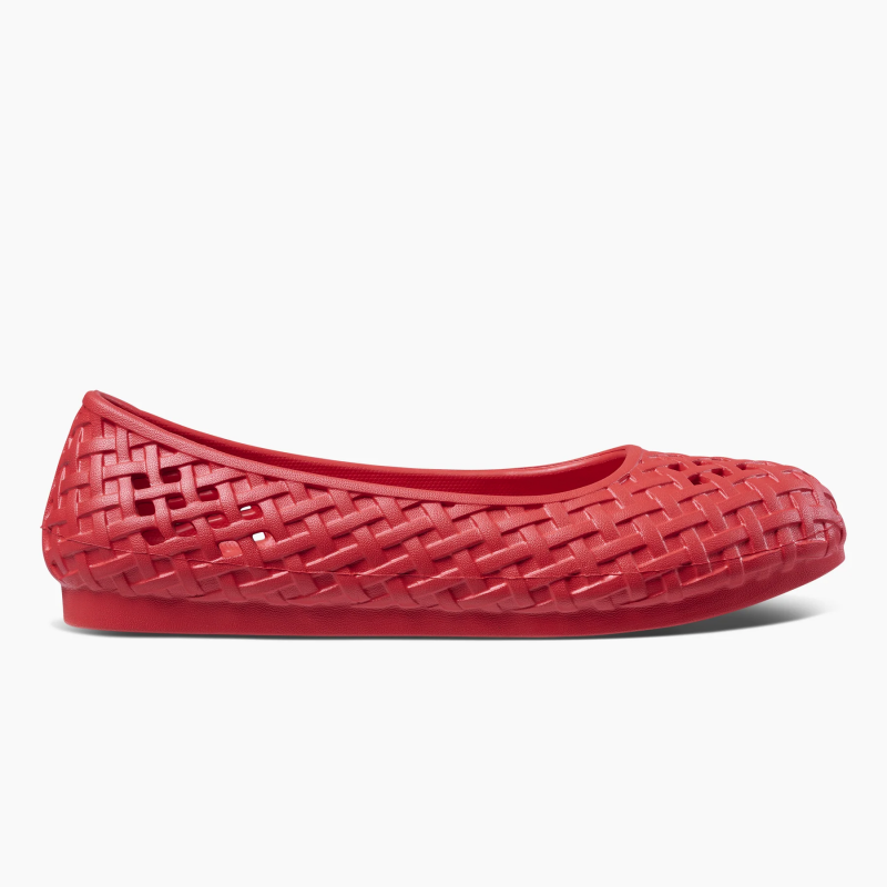 Women's Willow Flat Solid Tomato