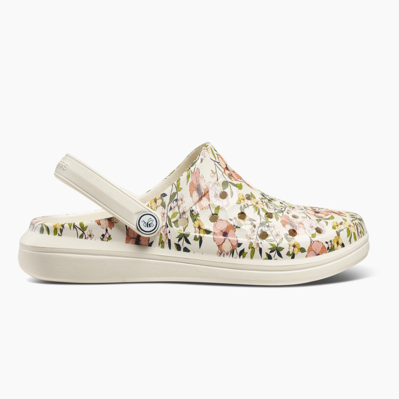 Women's Varsity Clog – Graphics Bone Summer Floral