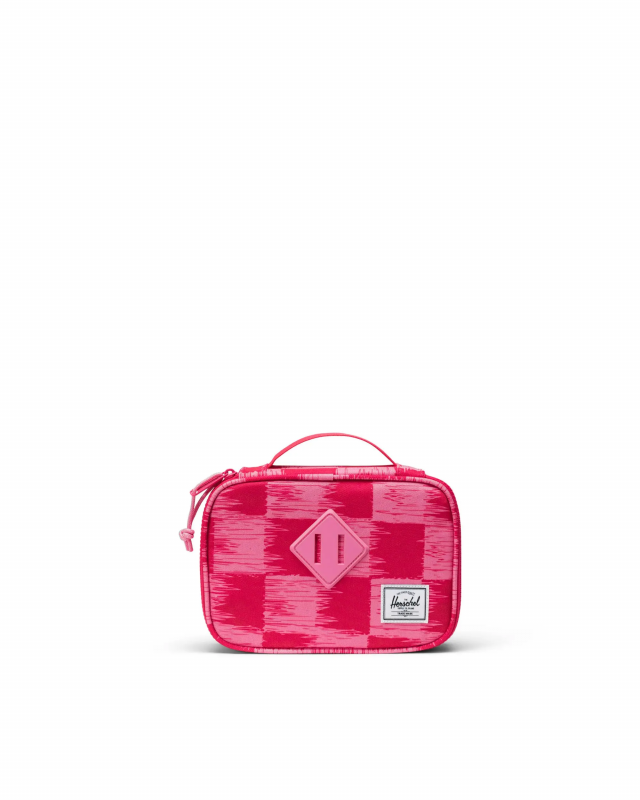 HERITAGE PENCIL CASE LITTLE CHECK YOURSELF RASPBERRY