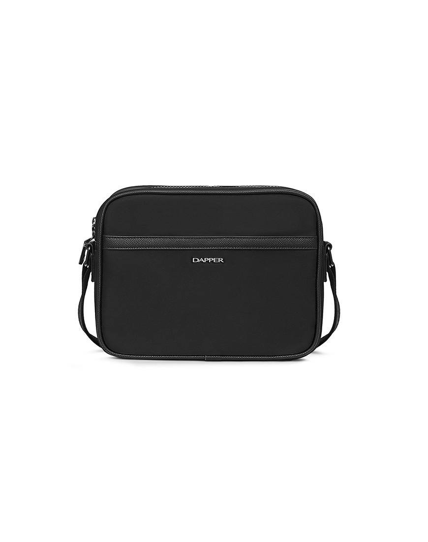 Nylon Zipper Crossbody Bag
