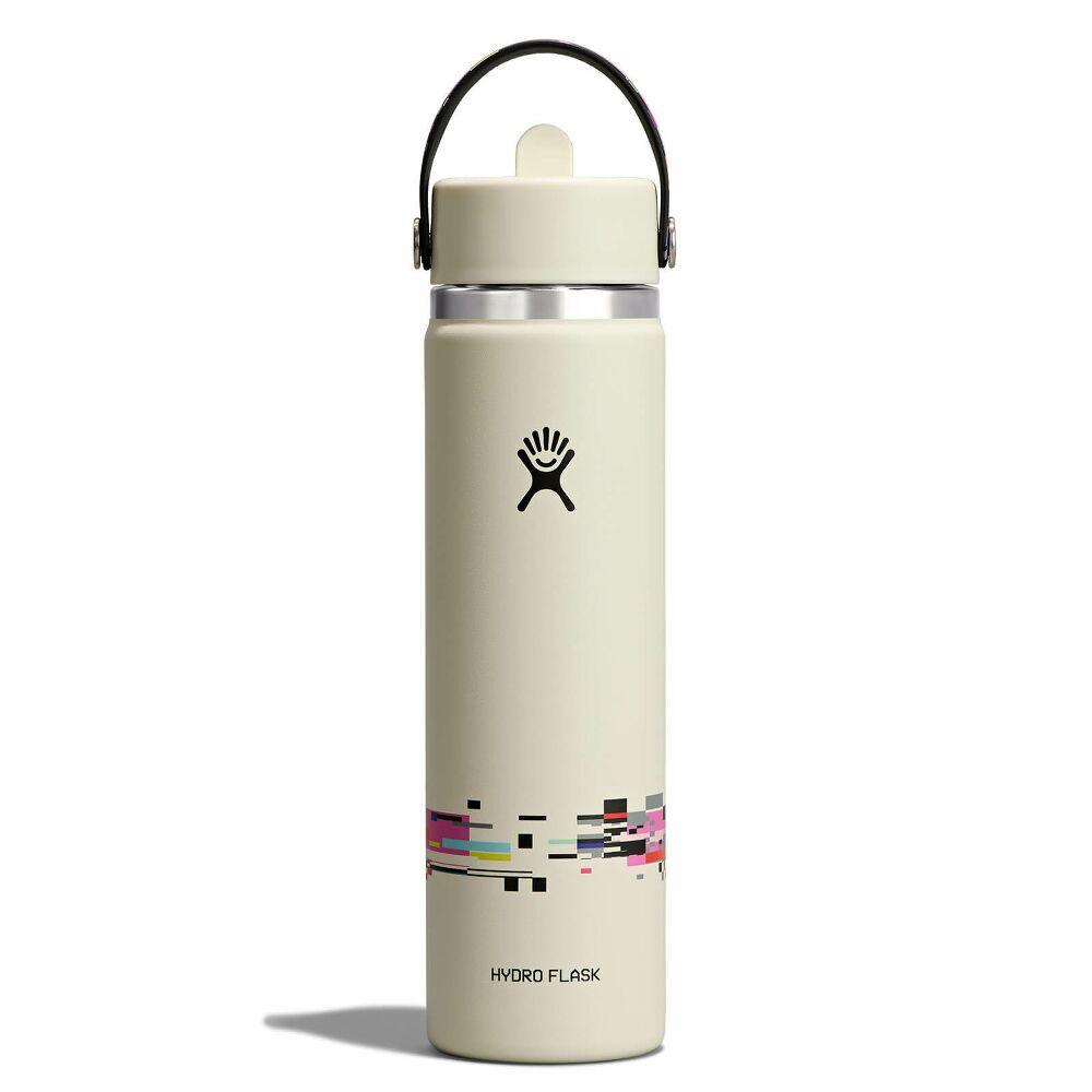 Glitch Collection - 24 oz Bottle with Flex Straw Cap - Glitch White Limited Edition