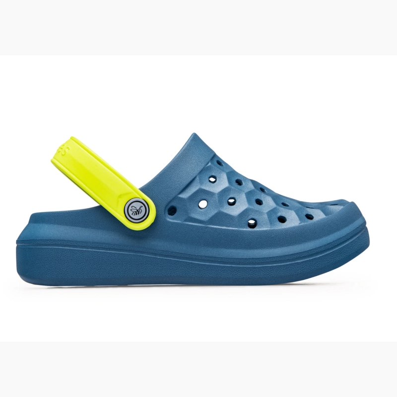 Kids Varsity Clog Solid Midnight Teal/Citrus