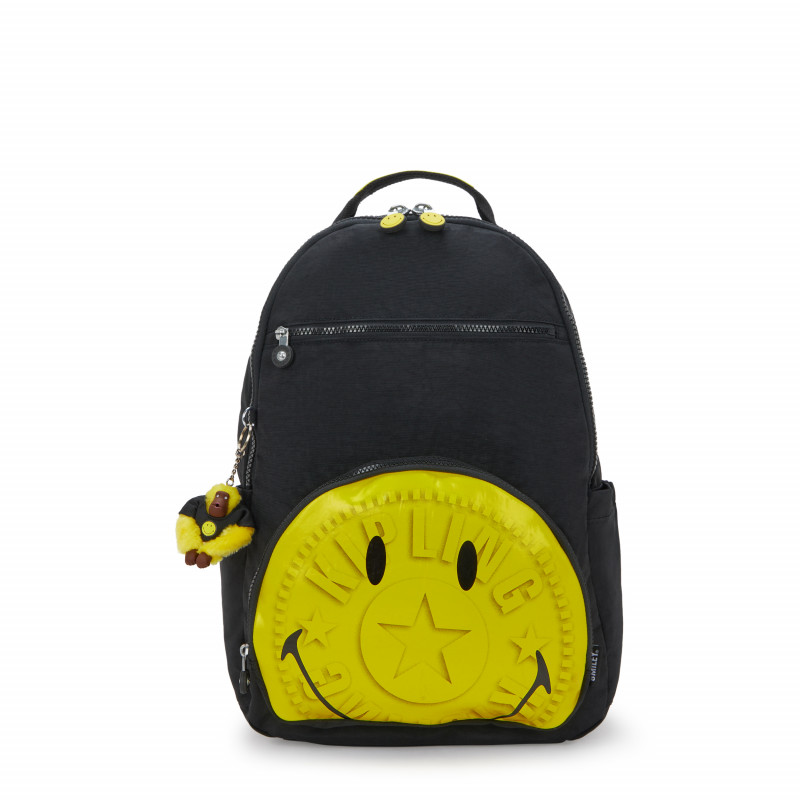 Seoul 15" Laptop Backpack - Yellow Fun Black