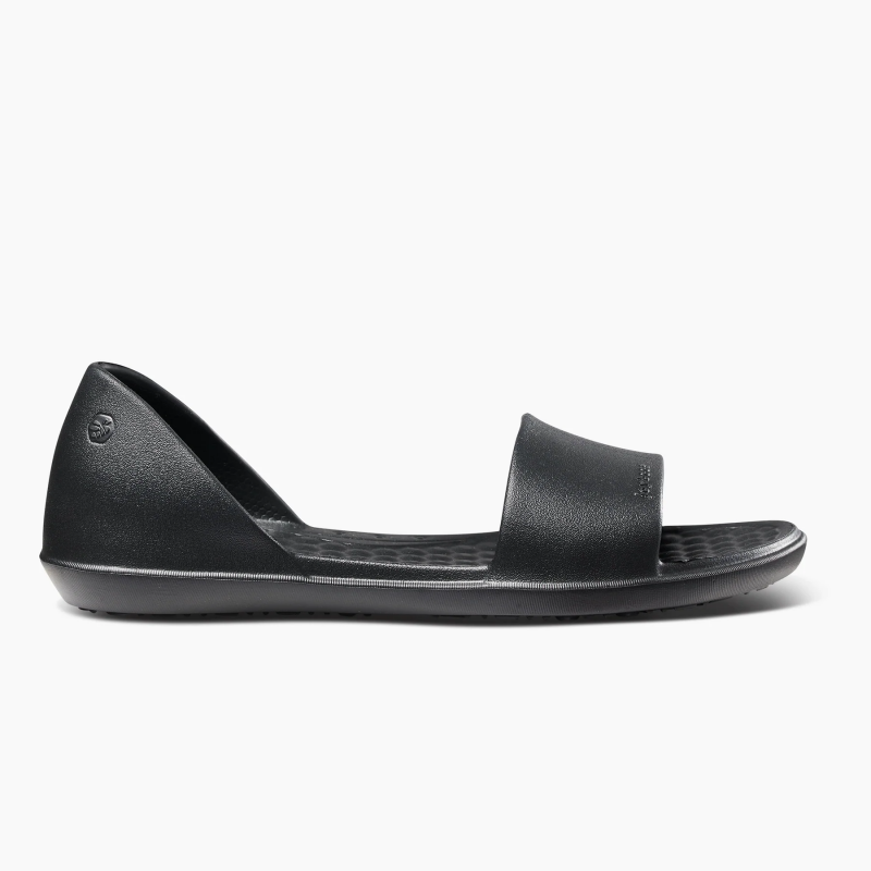 Women's Friday Flat Solid Black