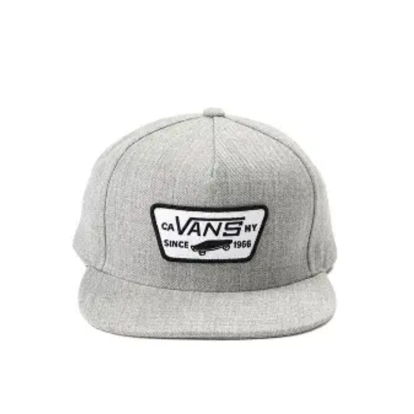 VANS FULL PATCH SNAPBACK HAT-HEATHER GRAY