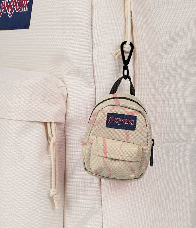 JanSport Mini Break - Rows of Bows Pink Ice