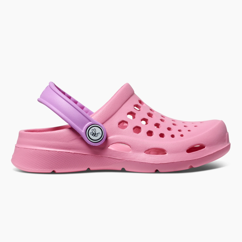 Kids Active Clog Solid Hyper Blush/Lavender Rose