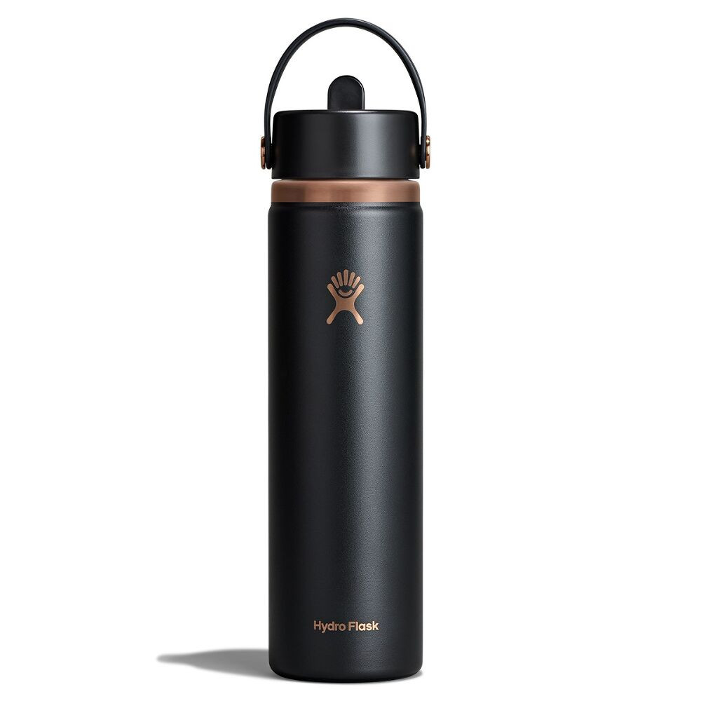 24 oz (710 ml) Wide Mouth with Flex Straw Cap - Black Arc ( Limited Edition )
