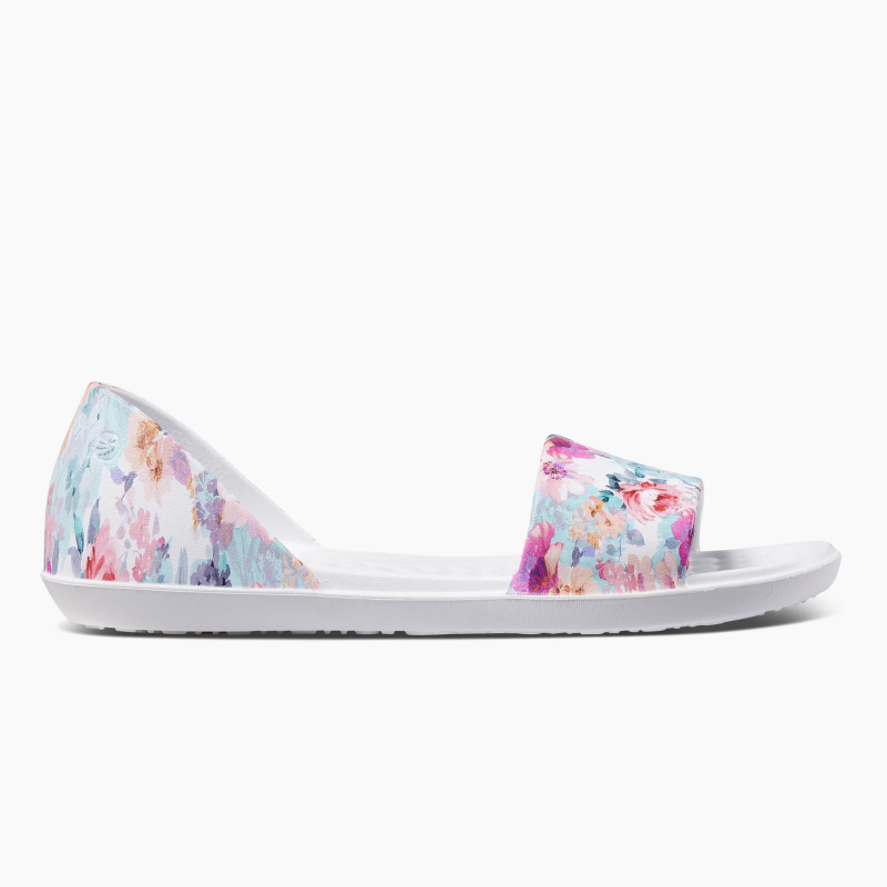 Women's Friday Flat Graphic Bone Summer Floral