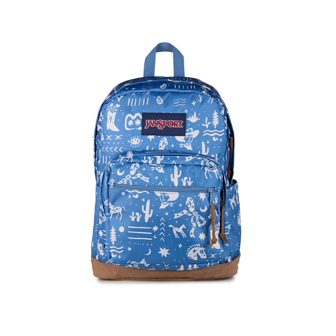 Jansport RIGHTPACK -  Yeehaw and Horse Elemental Blue