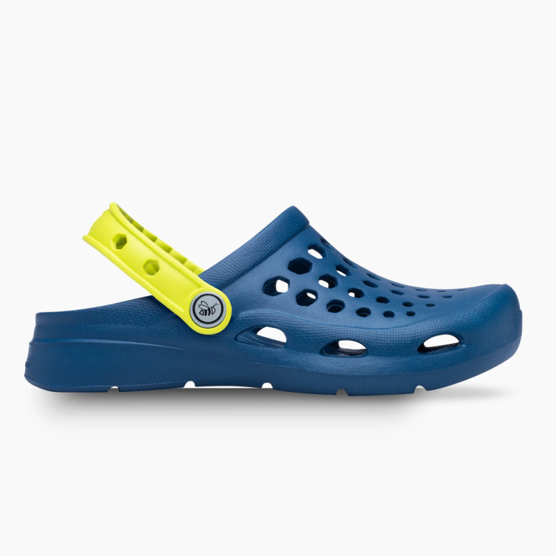 Kids Active Clog Solid Navy/Citrus