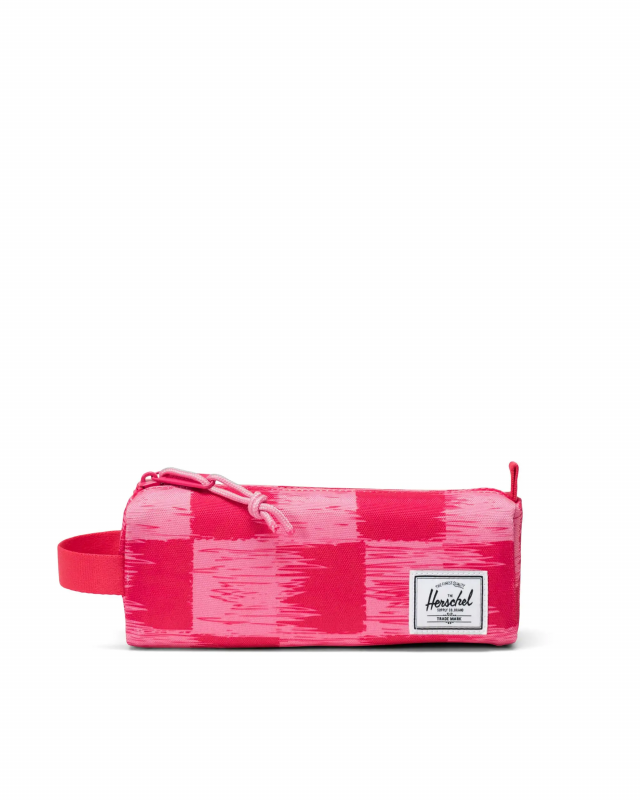 SETTLEMENT PENCIL CASE LITTLE CHECK YOURSELF RASPBERRY